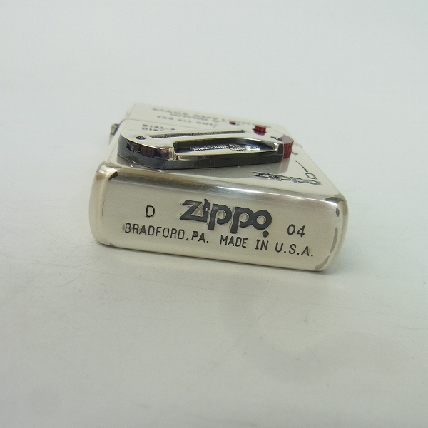 ZIPPO/ジッポー フリントディスペンサー デザイン メタル張り 2004年製