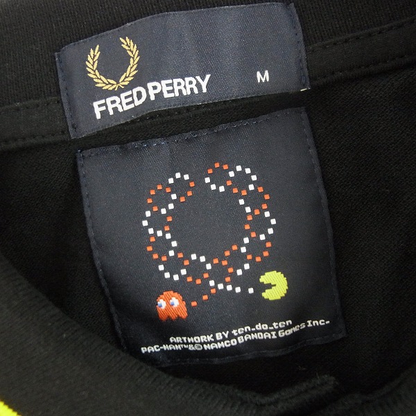 実際に弊社で買取させて頂いたFREDPERRY×PAC-MAN/フレッドペリー×パックマン ポロシャツ ＳＭ2177/Mの画像 2枚目