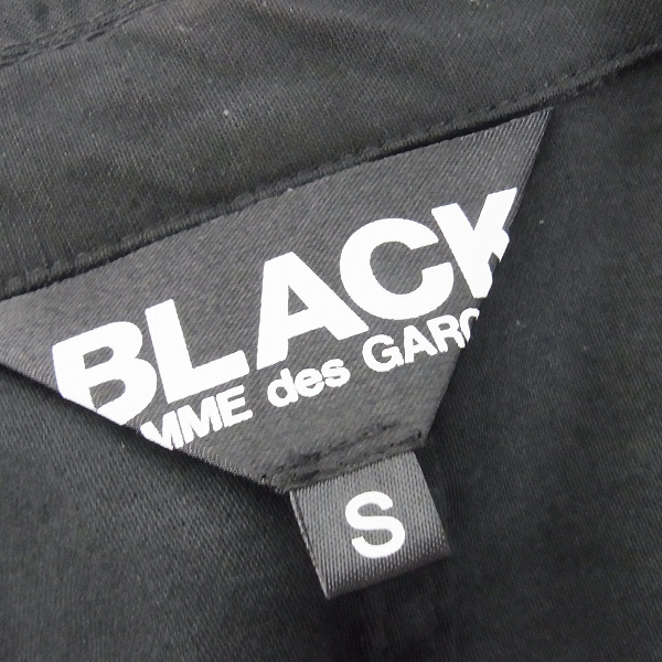 実際に弊社で買取させて頂いたBLACK COMME des GARCONS/ギャルソン 3Bロングテーラードジャケット Sの画像 2枚目