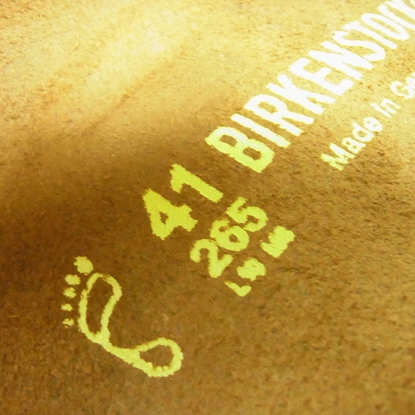 実際に弊社で買取させて頂いたBIRKENSTOCK/ビルケンシュトック レザー サンダル 41/26.5の画像 5枚目