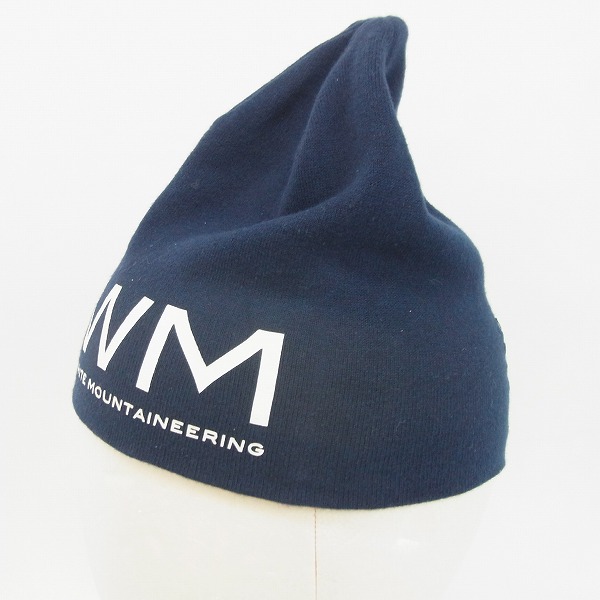 実際に弊社で買取させて頂いたadidas By White Mountaineering/アディダス ロゴプリント ビーニー ネイビーの画像 2枚目