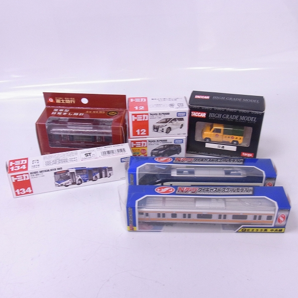 実際に弊社で買取させて頂いたトミカ トヨタ アルファード 初回特別仕様/京成 連節バス等 7点セット