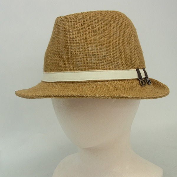 実際に弊社で買取させて頂いたCA4LA/カシラ リネンハット/中折ハット/ストローハット/M