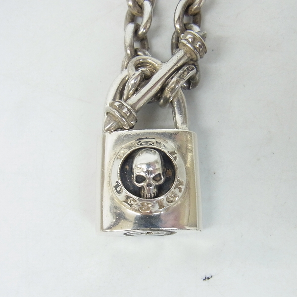実際に弊社で買取させて頂いたDEALDESIGN/ディールデザイン スカルパドロック ネックレスの画像 1枚目