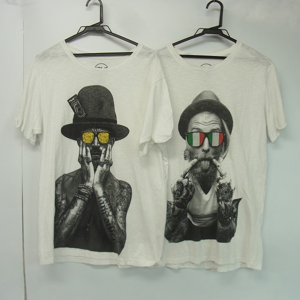 実際に弊社で買取させて頂いたSPEND/スペンド MR-G/ITALIAN BEARD 半袖Tシャツ 2点セット/XL