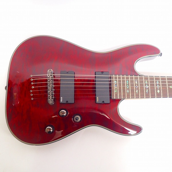 実際に弊社で買取させて頂いた★SCHECTER/シェクター DAMIEN ELITE-7 7弦 エレキギターの画像 3枚目