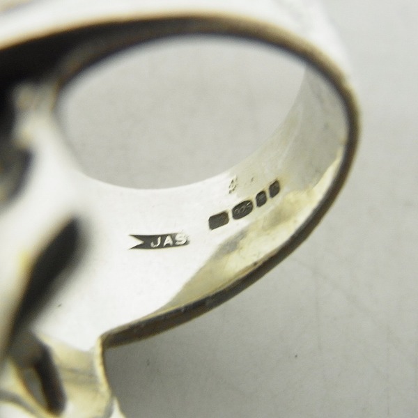 実際に弊社で買取させて頂いた【ギャラ付】CRAZY PIG/クレイジーピッグ #6 PSYCHO KILLER/サイコキラースカル リング 15号の画像 5枚目