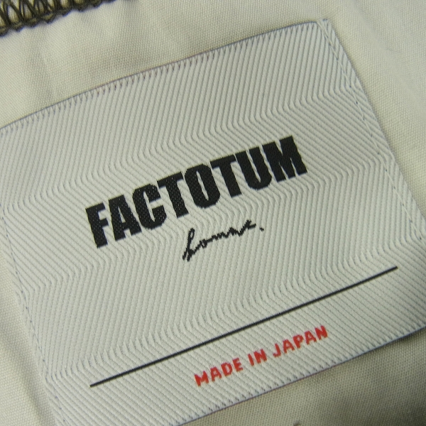 実際に弊社で買取させて頂いた【未使用】FACTOTUM/ファクトタム ヘンリーネック 半袖カットソー/46の画像 2枚目