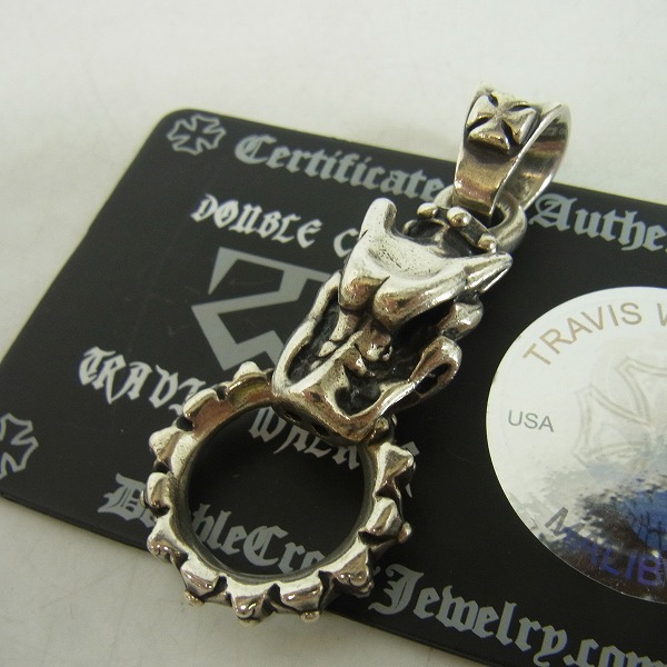 実際に弊社で買取させて頂いたTRAVIS WALKER/トラヴィスワーカー ガーゴイル ダブルクロスペンダント