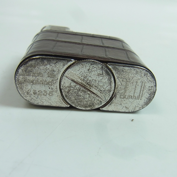 実際に弊社で買取させて頂いたdunhill/ダンヒル UNIQUE/ユニーク ガスライター 革巻きの画像 5枚目