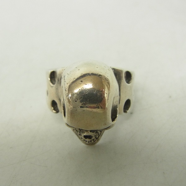 実際に弊社で買取させて頂いたCRAZY PIG/クレイジーピッグ カッタウェイ スカルリング #139/19号の画像 2枚目