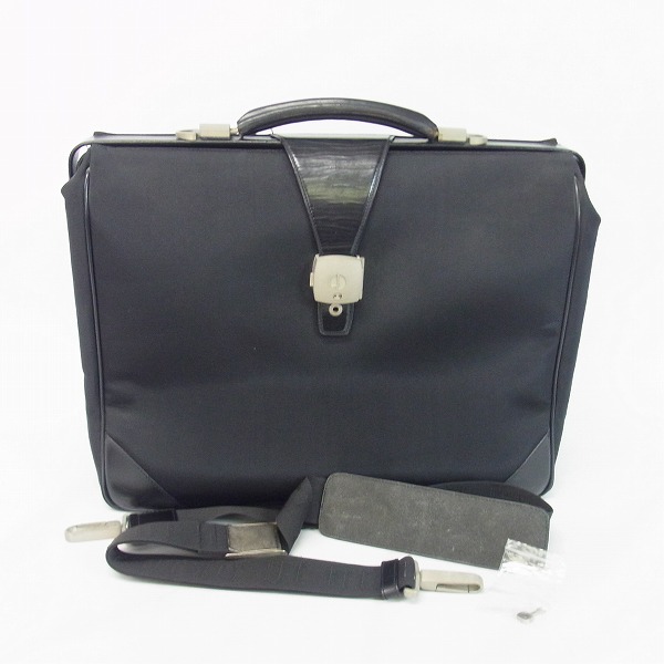 実際に弊社で買取させて頂いたdunhill/ダンヒル レザー 2WAY ショルダー ドクターバッグ/ダレスバッグ  の画像 7枚目