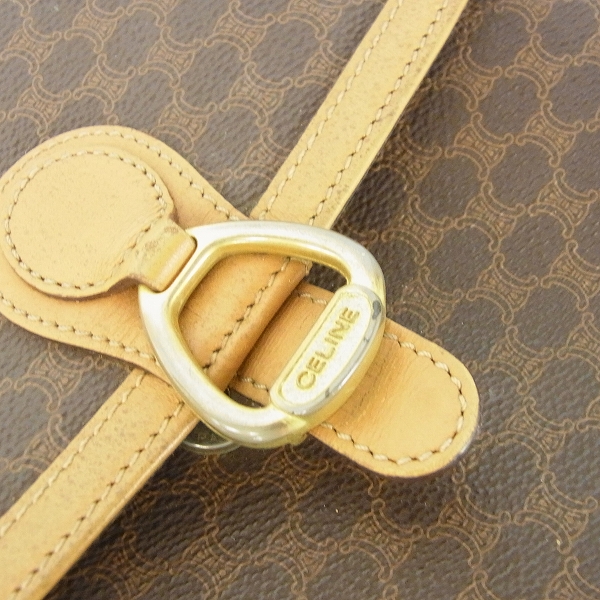 実際に弊社で買取させて頂いたCELINE/セリーヌ マカダム ショルダーバッグの画像 7枚目