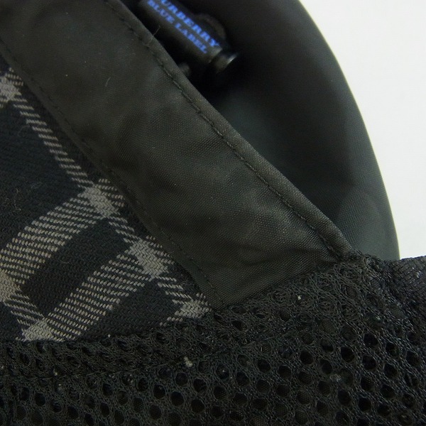 実際に弊社で買取させて頂いたBURBERRY BLUE LABEL/バーバリーブルーレーベル ナイロン プルオーバー ジャケット/Mの画像 5枚目