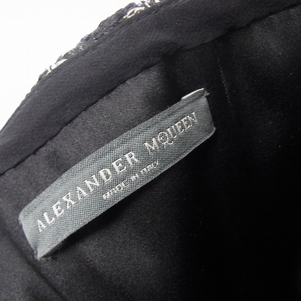 実際に弊社で買取させて頂いたALEXANDER McQUEEN/アレキサンダーマックイーン シルク/ベアトップドレス/40の画像 2枚目