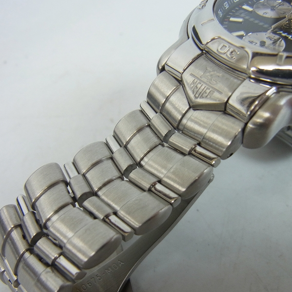 実際に弊社で買取させて頂いたTAG Heuer/タグホイヤー 6000シリーズ ミカ・ハッキネンモデル 2000本限定 クロノグラフ 腕時計 CH1114【動作未確認】   の画像 5枚目