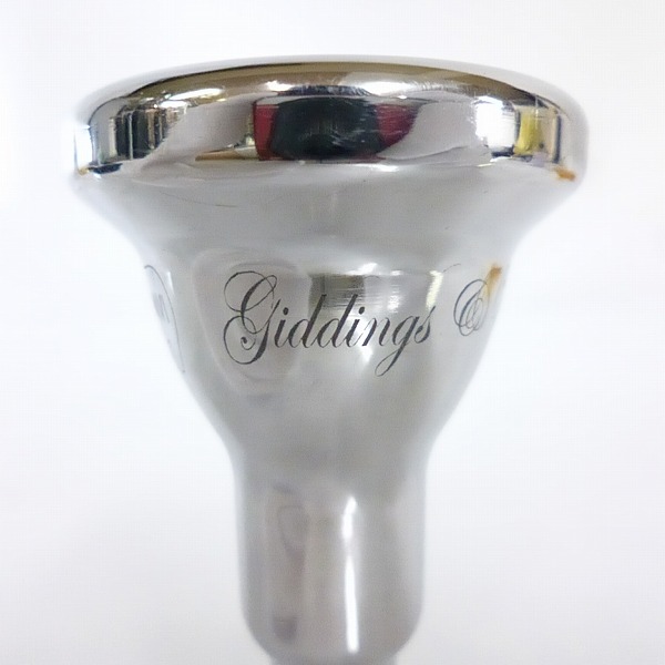実際に弊社で買取させて頂いたGiddings &Webster/ギディングス＆ウェブスター Alan Baer MMVI チューバ用ステンレスマウスピース 太管の画像 3枚目