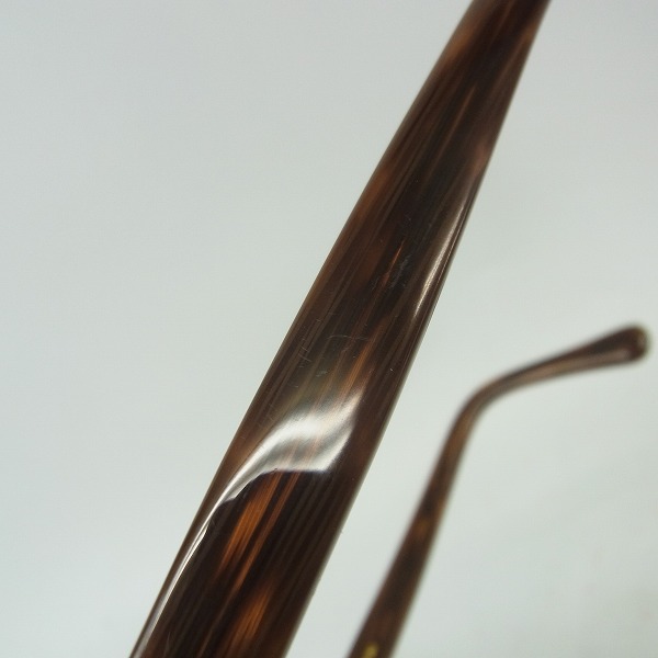 実際に弊社で買取させて頂いた白山眼鏡店/ハクサンメガネ フルリム/木目調 眼鏡/メガネフレームの画像 6枚目