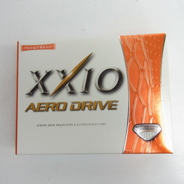 実際に弊社で買取させて頂いた【未使用】XXIO/ゼクシオ ゴルフボール AERO DRIVE/エアロドライブ パッションオレンジ 1ダース 