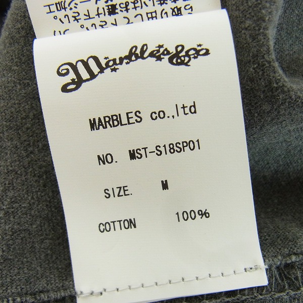 実際に弊社で買取させて頂いた【未使用・18SS】Marbles/マーブルズ PIGMENT DYED JERSEY プリント カットソー/Tシャツ MST-S18SP01 Size:Mの画像 3枚目