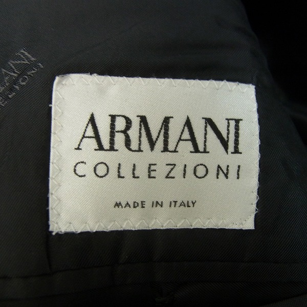 実際に弊社で買取させて頂いたARMANI COLLEZIONI/アルマーニ コレツィオーニ ウール混 2B テーラードジャケットの画像 2枚目