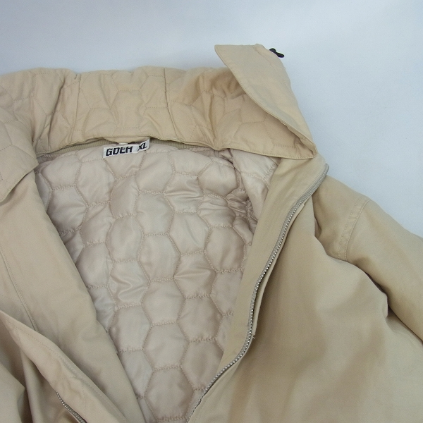 実際に弊社で買取させて頂いたGOODENOUGH/グッドイナフ フードジャケット GDEH/XLの画像 4枚目