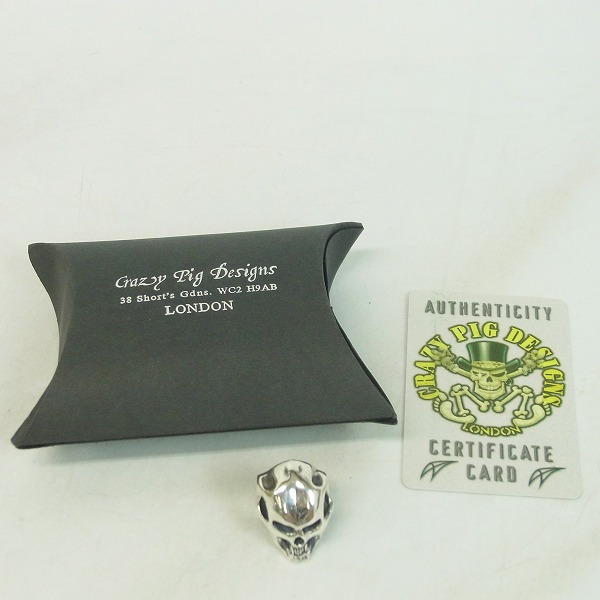 実際に弊社で買取させて頂いた【ギャラ付き】CRAZY PIG/クレイジーピッグ カーカスリング/16号の画像 8枚目