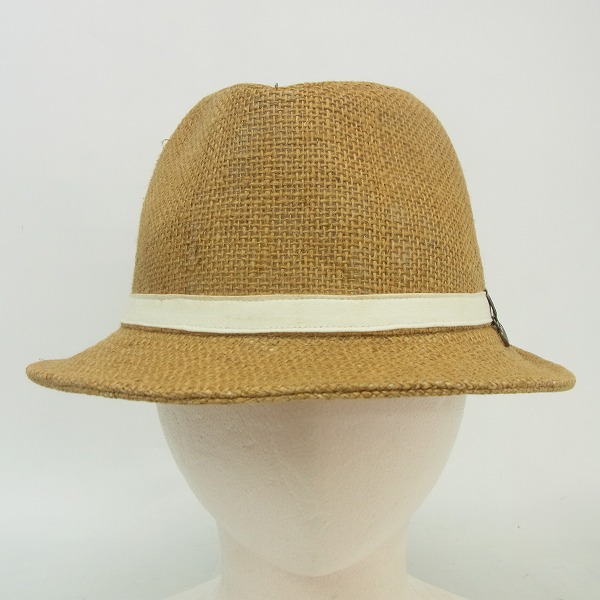 実際に弊社で買取させて頂いたCA4LA/カシラ リネンハット/中折ハット/ストローハット/Mの画像 1枚目