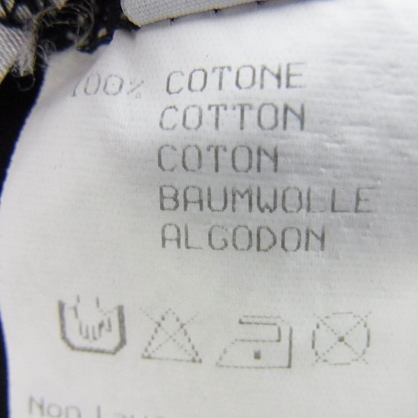 実際に弊社で買取させて頂いたlucien pellat-finet/ルシアンペラフィネ  スカル/レインボー プリントTシャツ XLの画像 4枚目