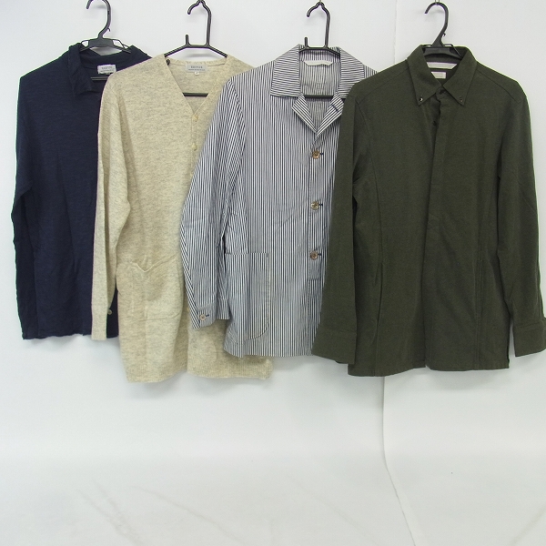 実際に弊社で買取させて頂いたEDIFICE/エディフィス 長袖 シャツ カーディガン 40×2 44×1 M×1/4点セット