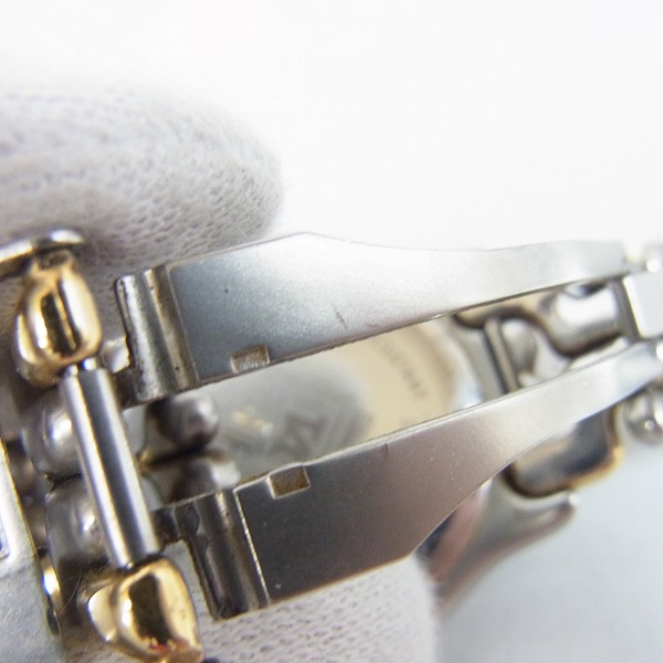 実際に弊社で買取させて頂いたTAG HEUER/タグホイヤー セルシリーズ プロフェッショナル コンビ ボーイズ クオーツ 腕時計/S05.013M【動作未確認】の画像 5枚目