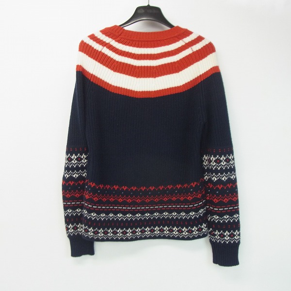 実際に弊社で買取させて頂いたNEIL BARRETT/ニールバレット ノルディック柄 ニットセーター Size:XSの画像 1枚目