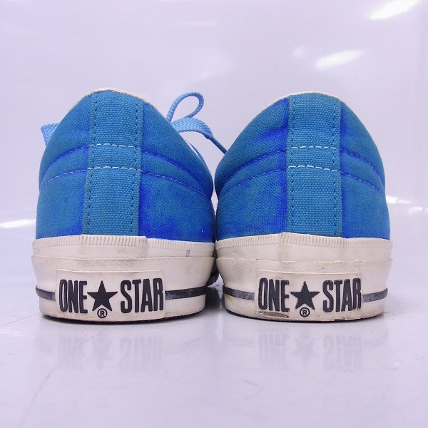 実際に弊社で買取させて頂いたCONVERSE/コンバース ONE STAR/ワンスター キャンバス/ブルー 1C175/27の画像 1枚目
