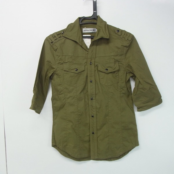 実際に弊社で買取させて頂いた【未使用】BUFFALO BOBS/バッファローボブズ ミリタリーシャツ/1