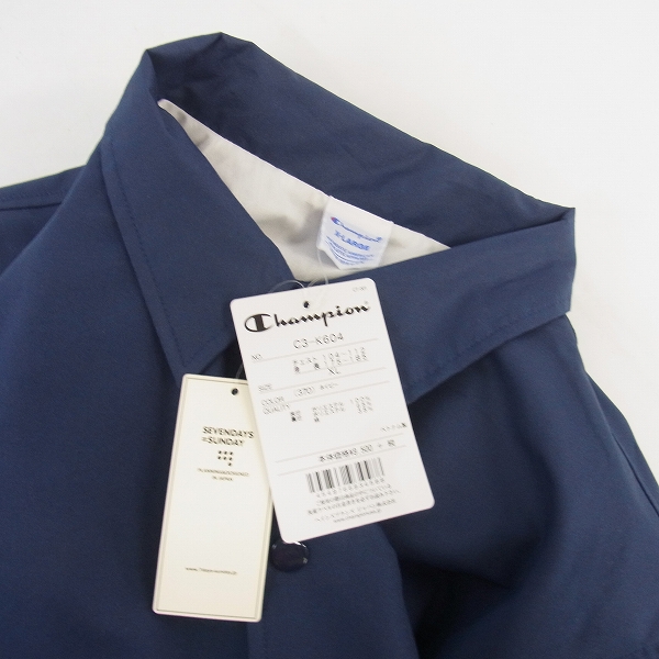 実際に弊社で買取させて頂いたCHAMPION/チャンピオン コーチジャケット/ナイロンジャケット C3-K604/XLの画像 6枚目