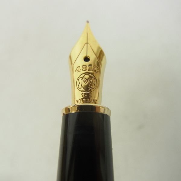 実際に弊社で買取させて頂いたMONTBLANC/モンブラン MEISTERSTUCK/マイスターシュテュック  ペン先 18K 750 /925 万年筆の画像 1枚目