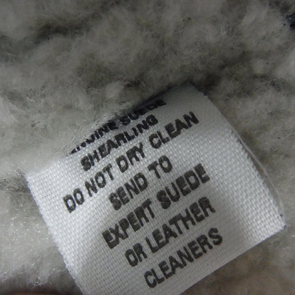 実際に弊社で買取させて頂いたgood enough/グッドイナフ シープスキン ムートンコート/Lの画像 3枚目