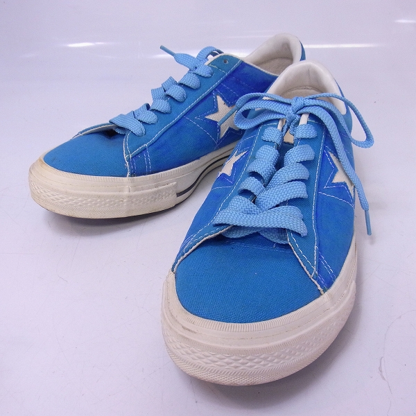 実際に弊社で買取させて頂いたCONVERSE/コンバース ONE STAR/ワンスター キャンバス/ブルー 1C175/27の画像 0枚目