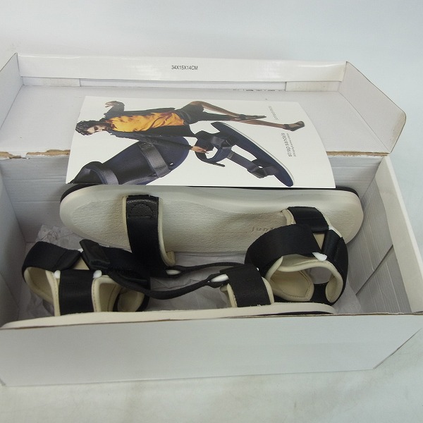 実際に弊社で買取させて頂いたjunhashimoto/ジュンハシモト ストラップ サンダル 41の画像 8枚目