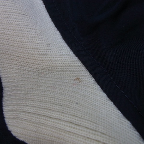 実際に弊社で買取させて頂いたSTUSSY×ALPHA×fragment design MA-1 フライトジャケット ネイビー/Lの画像 5枚目