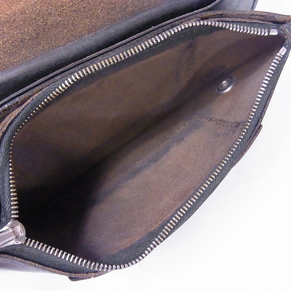 実際に弊社で買取させて頂いたSTOP LIGHT/ストップライト BOOTS LEATHER WALLET LONG WALLET/ロングウォレット クロスコンチョボタンの画像 5枚目