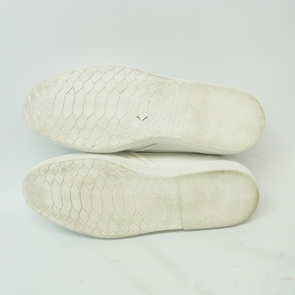 実際に弊社で買取させて頂いたJIMMY CHOO/ジミーチュウ GRIFFIN タッセルスリッポン/レザースニーカー 43の画像 2枚目