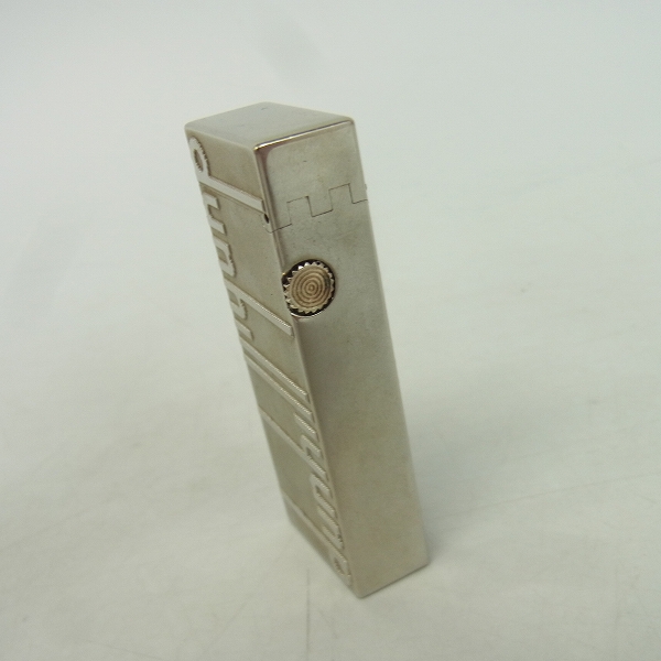 実際に弊社で買取させて頂いたdunhill/ダンヒル ローラーガスライター ロゴデザイン シルバー の画像 2枚目