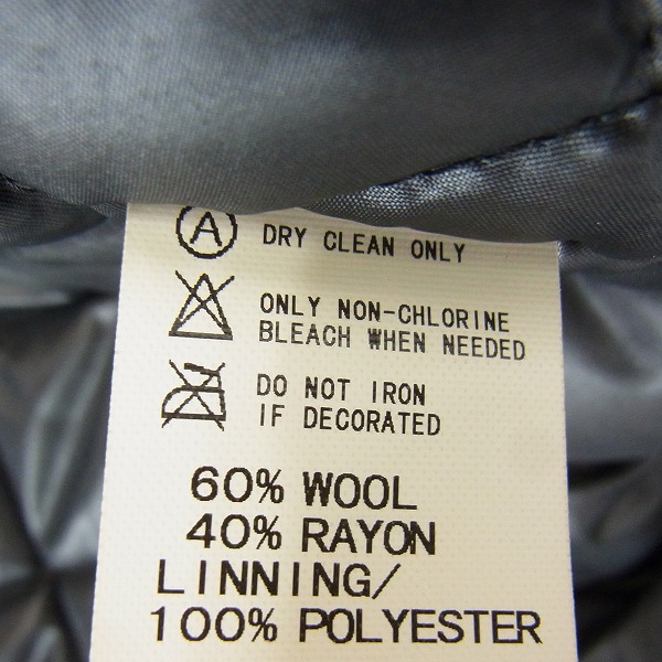 実際に弊社で買取させて頂いたgood enough/グッドイナフ Pコート/ベンチレーション/Lの画像 3枚目