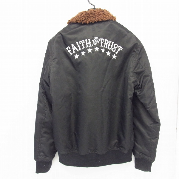 実際に弊社で買取させて頂いたCRIMIE/クライミー Faith & Trust 襟ボアナイロンジャケット Mの画像 1枚目