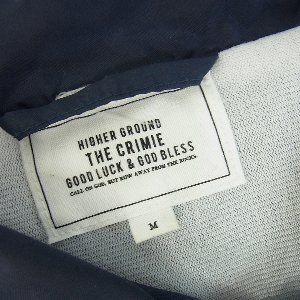 実際に弊社で買取させて頂いたCRIMIE/クライミー バック マリア コーチジャケット ネイビー Mの画像 2枚目