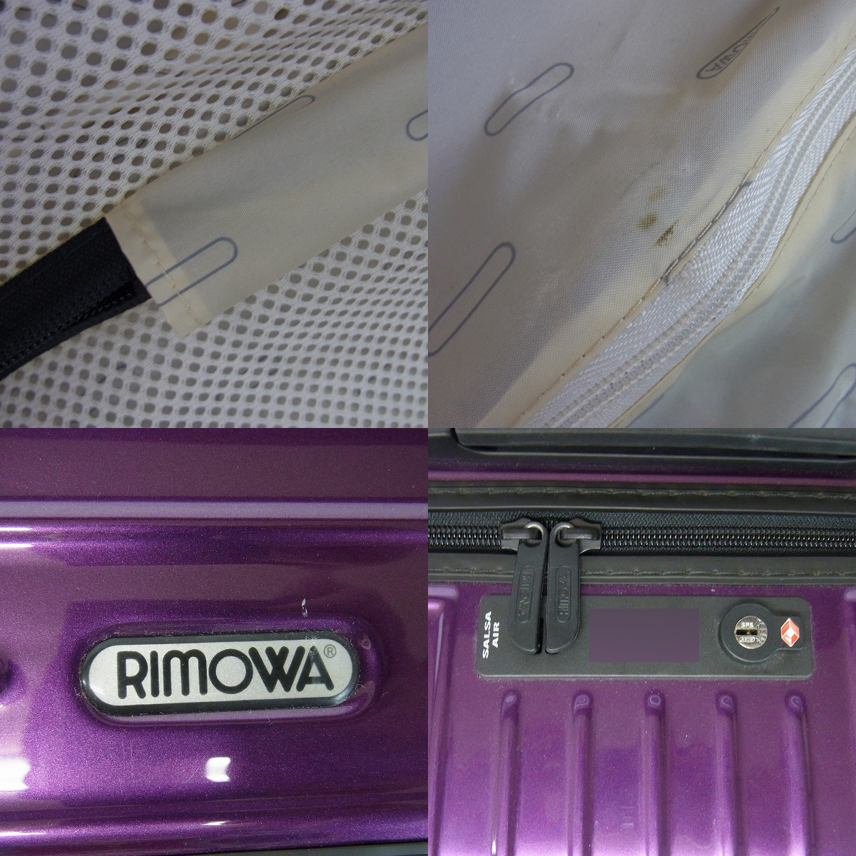 実際に弊社で買取させて頂いたRIMOWA/リモワ サルサエアー 822.73. SALSA Air マルチホイール 4輪の画像 4枚目