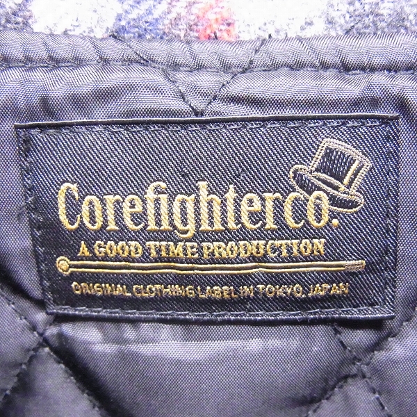 実際に弊社で買取させて頂いたCorefighterco./コアファイター ウールジャケット Mの画像 2枚目