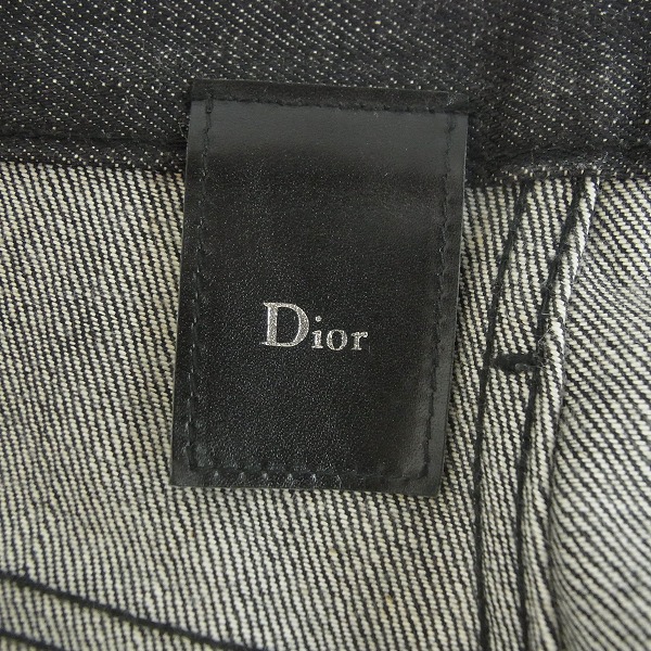 実際に弊社で買取させて頂いたDior HOMME/ディオールオム ボタンフライ デニムパンツ/30の画像 3枚目