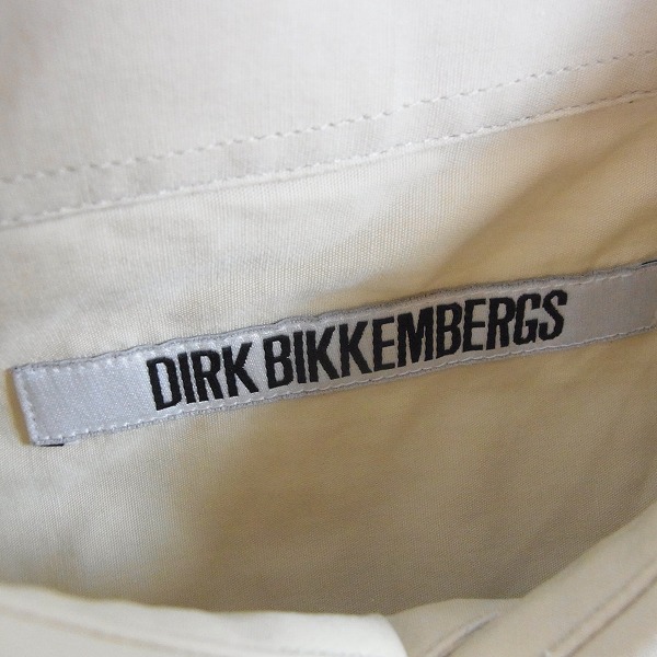 実際に弊社で買取させて頂いたDIRK BIKKEMBERGS/ダークビッケンバーグ イタリア製 半袖コットンシャツ Sの画像 2枚目